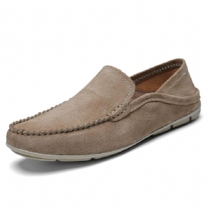 Casual Zomerse Suède Loafers Instappers Heren