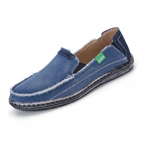Heren Zomer Slip On Platte Loafers Instappers