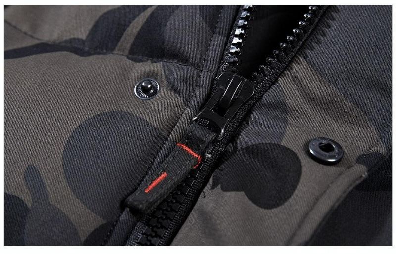 Gewatteerd Bomberjack Met Camouflageprint Jassen Heren