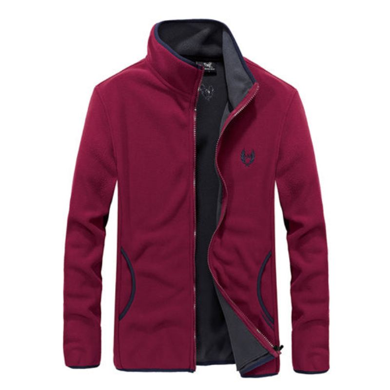 Heren Jassen Warm Fleece Casual Sweatshirtjack
