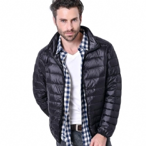 Herfst Winter Ultralichte Eendendons Parka Jassen Heren