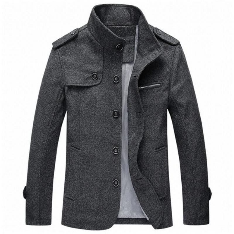 Winterjas Met Staande Kraag Jassen Heren
