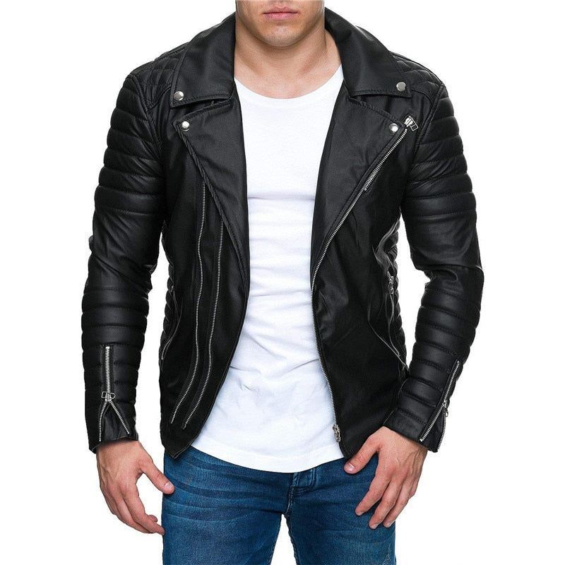 Leren Jasjes Heren Klassiek Leren Motorjack
