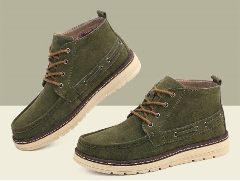 Heren Laarzen Leren Veters Milano Boots