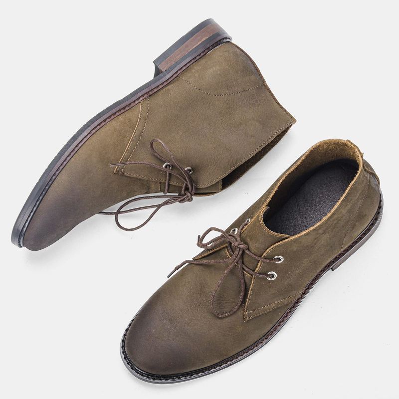 Laarzen Heren Comfortabele Woestijnschoenen Van Het Merk Wootten