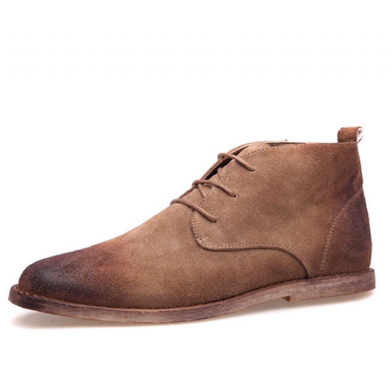 Leren Oxford Lace Up Formele Jurk Laarzen