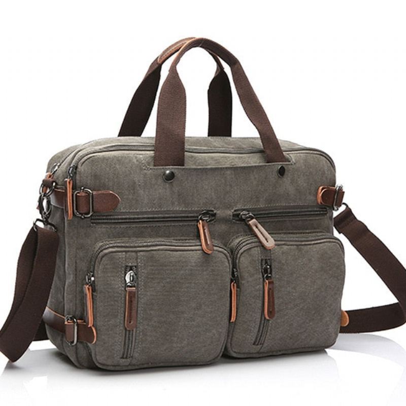 Aktetassen Heren Casual Canvas Aktetas