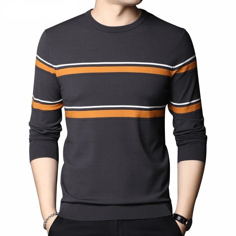 Brand Fashion Gestreepte Pull Homme Pullover Pullovers Heren