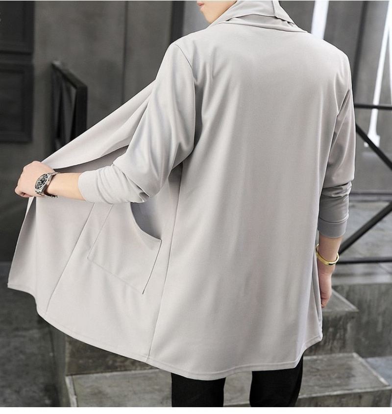 Heren Pullovers Casual Vest Met Gedrapeerde Kraag In De Herfst