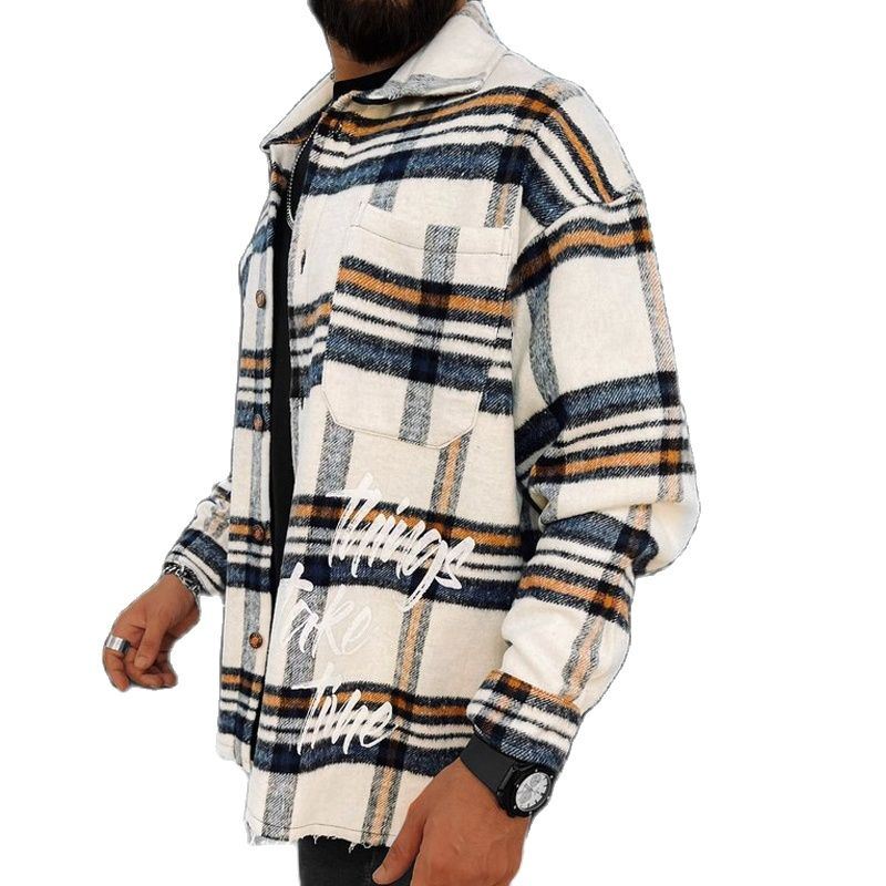Heren Pullovers Mode Vest Met Knopen En Bedrukt Bovenkleding
