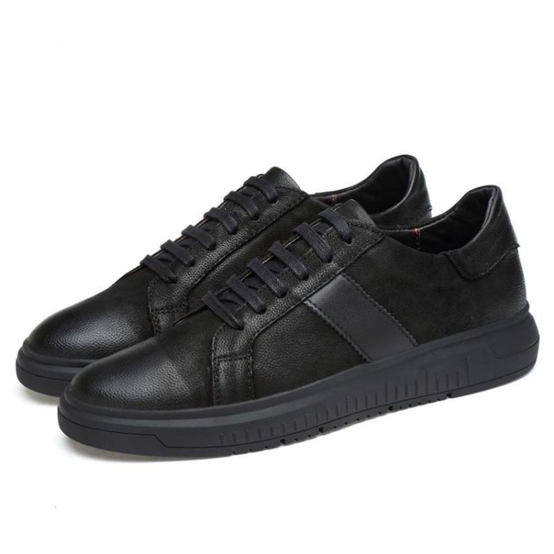 Heren Sportschoenen Mode Lederen Ademende Sneakers