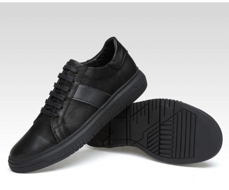 Heren Sportschoenen Mode Lederen Ademende Sneakers