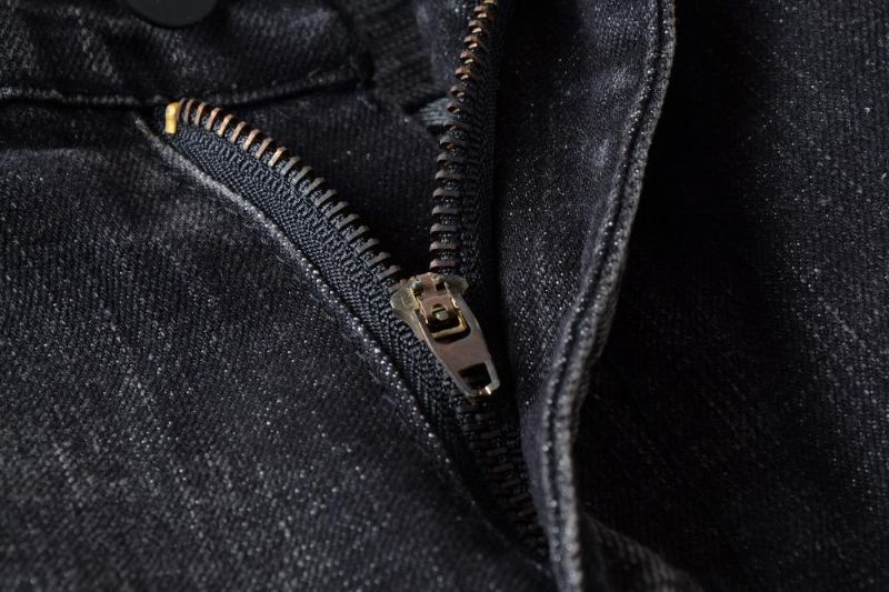 Denim Noodlijdende Zwarte Jeans