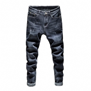 Designer Trendy Donkerblauwe Jeans