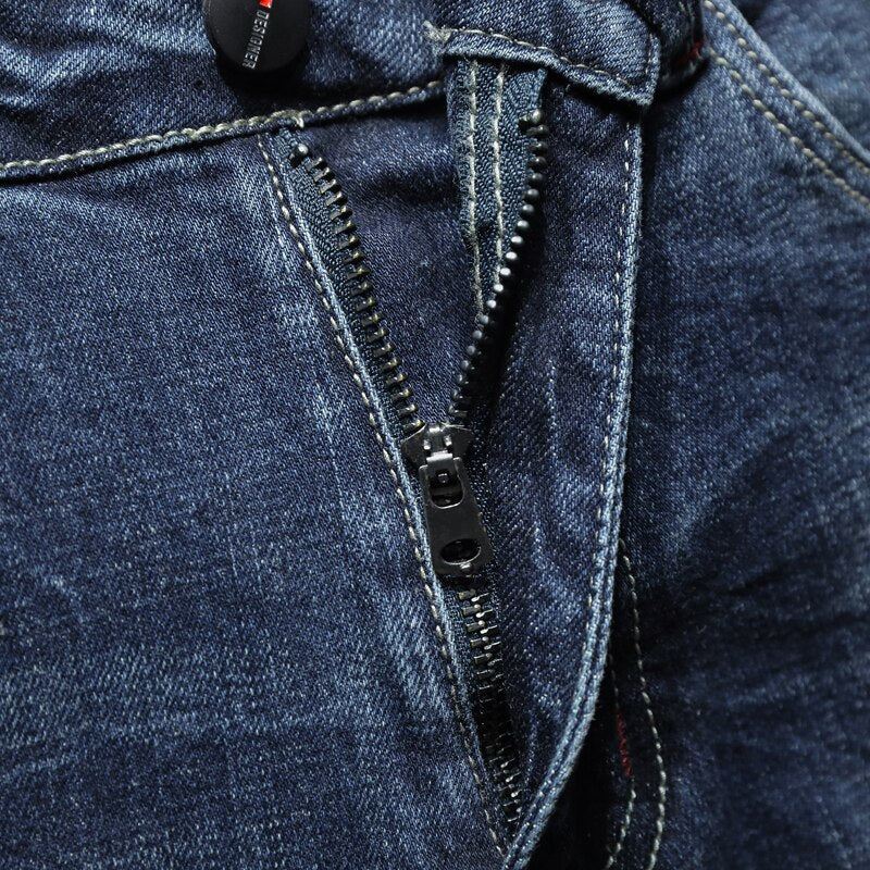 Slim-fit Stretch Jeans Heren In Hiphopstijl