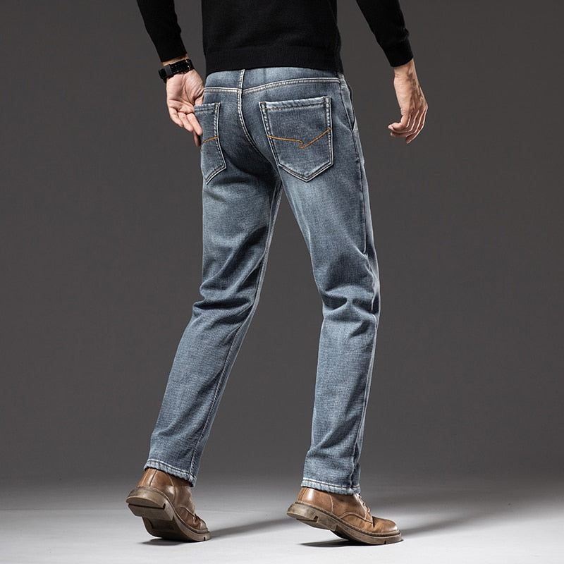 Winterfleece Warme Klassieke Jeans