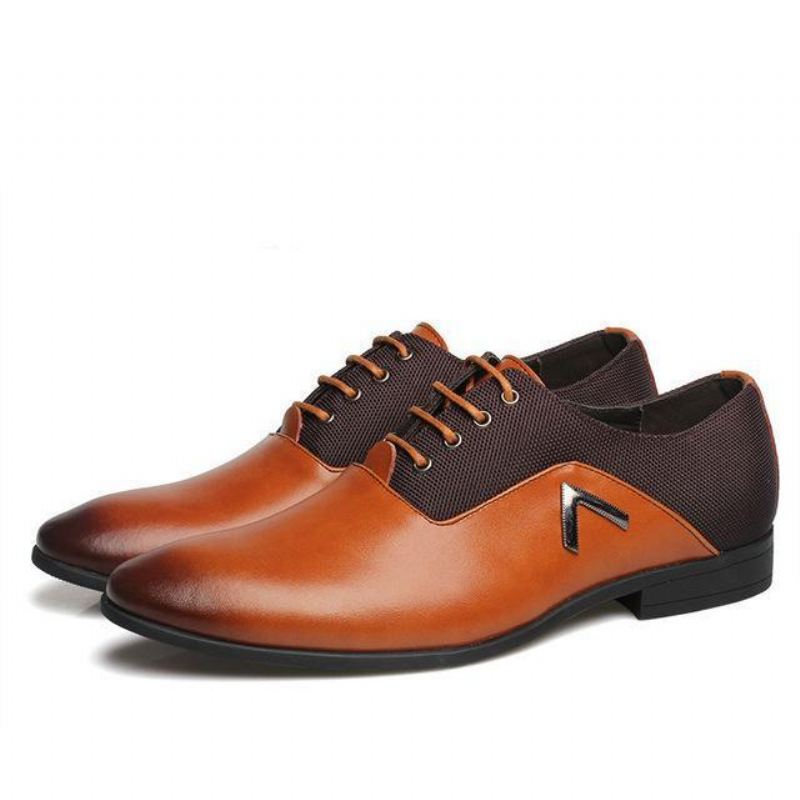 Leren Elegant Design Casual Oxfords Elegante Schoenen Heren