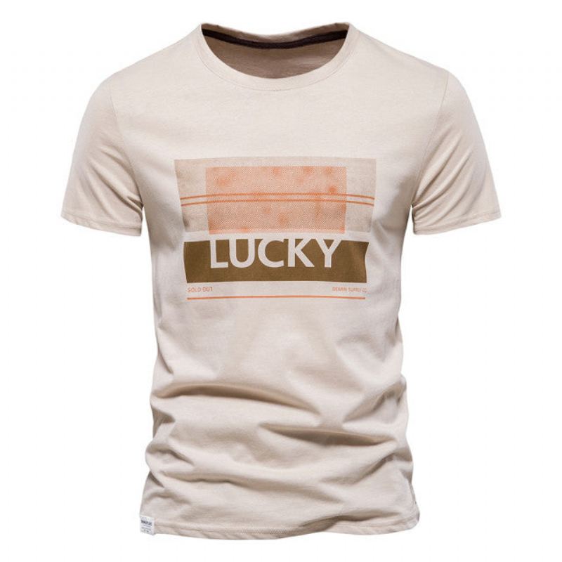 Designer Fijnste Katoenen Overhemden Heren T-shirt