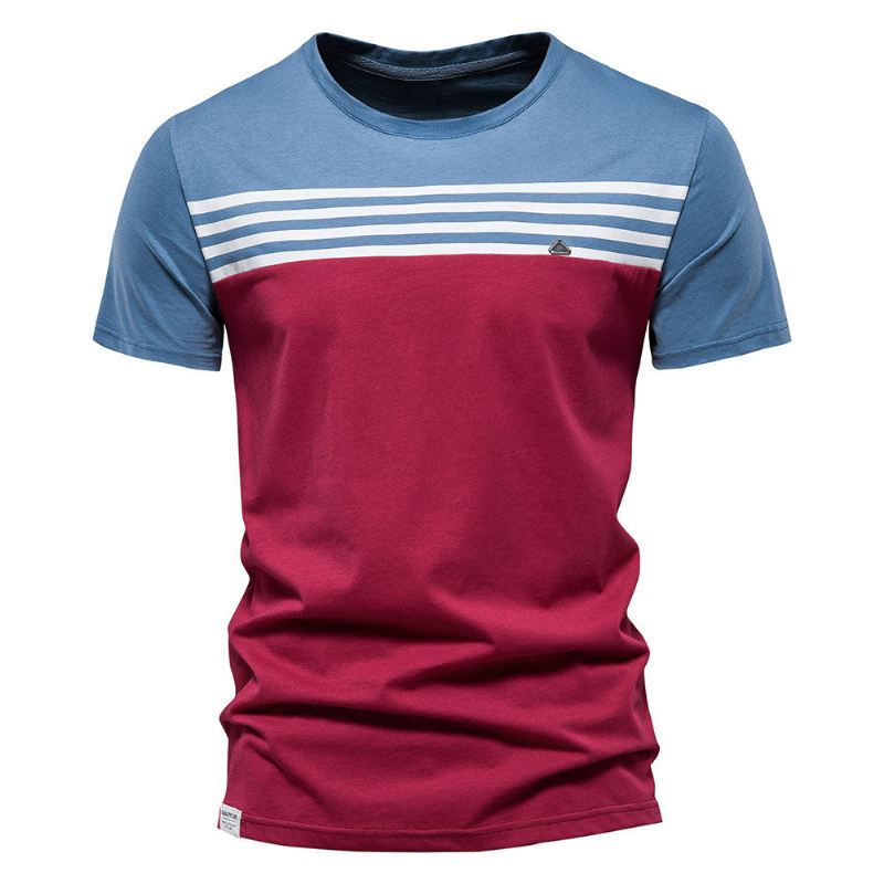 Designer Fijnste Katoenen Overhemden Heren T-shirt