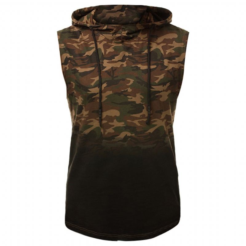 Overhemden Heren Stringer Sportswear Camo Tanktop