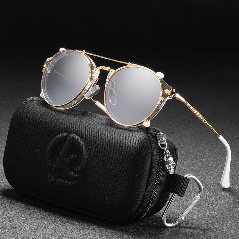 Zonnebrillen Heren Mode Retro Ronde Bril Luxe Zonnebril