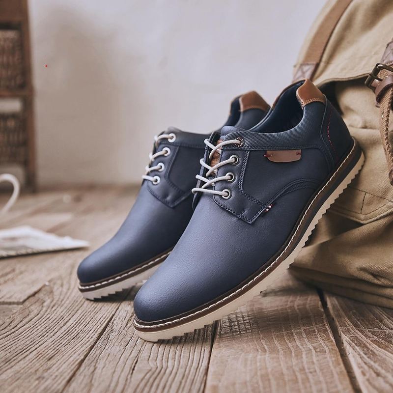 Casual Schoenen Heren Leren Comfortabele Schoenen