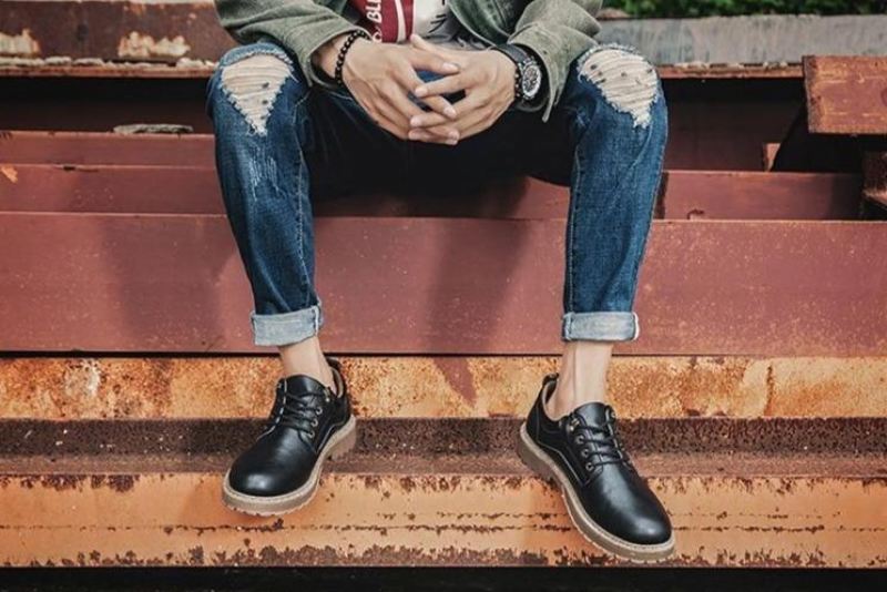 Casual Schoenen Heren Martino Leren Vrijetijdsschoenen