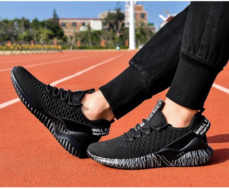 Casual Schoenen Heren Mesh Ademende Lichte Outdoor Sport Sneakers