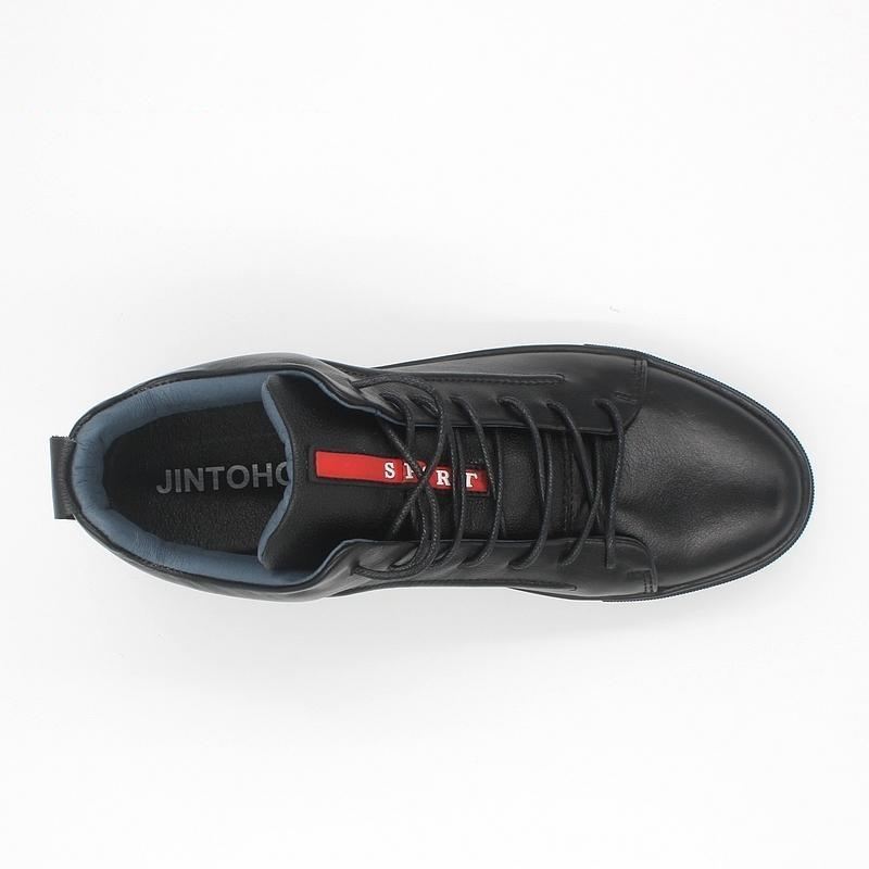 Heren Casual Schoenen Enkel Lederen Vrijetijdsschoenen