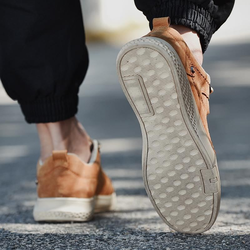 Heren Casual Schoenen Resistente Rubberen Luxe Vrijetijdsschoenen