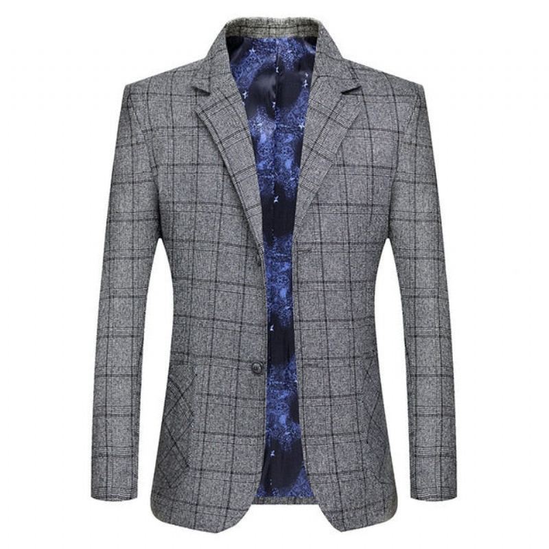 Zakelijke Casual Blazer Van Hoge Kwaliteit Voor Heren