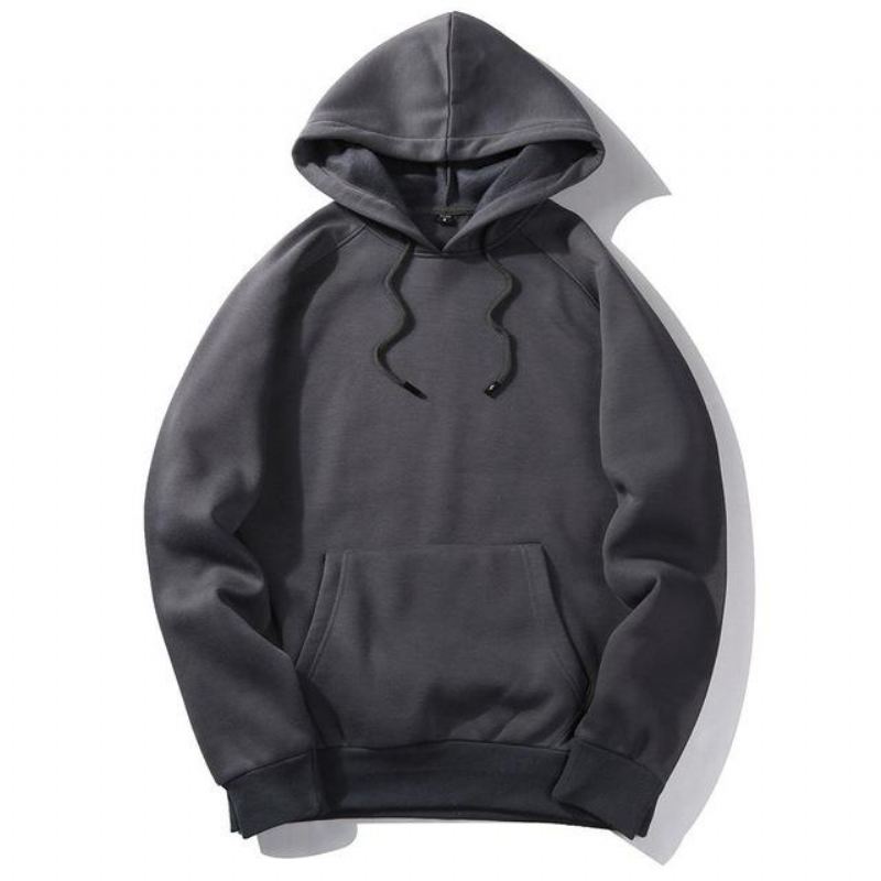 Heren Hoodies Casual Effen Hoodie