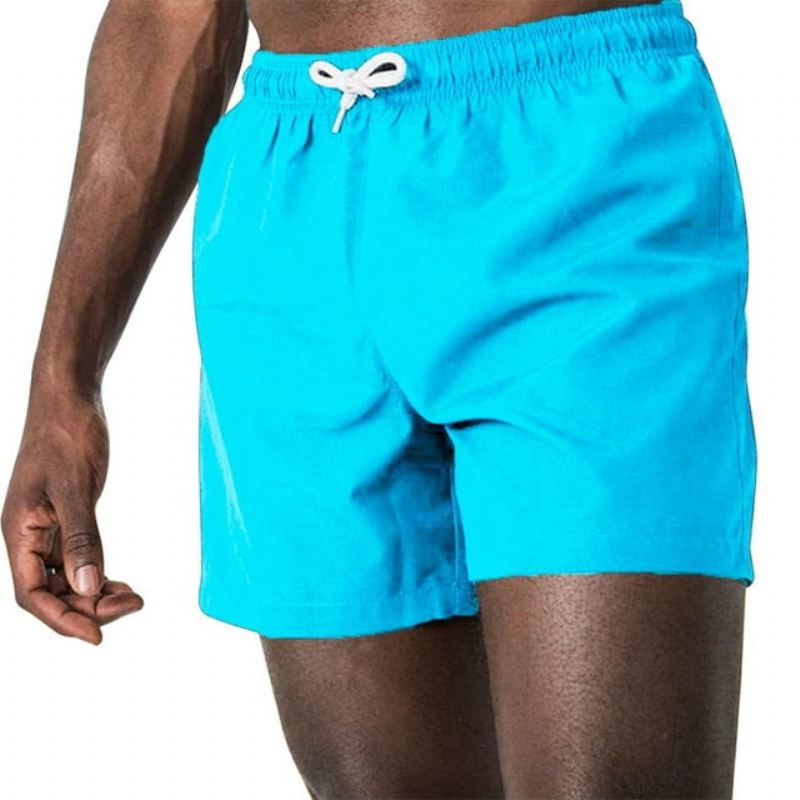 Ademende Zomerstrandshort Voor Heren Korte Broeken