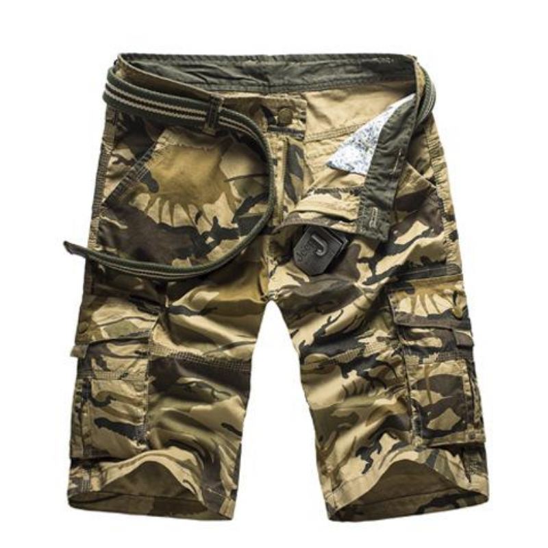 Cargoshort Met Camouflageprint Korte Broeken Heren