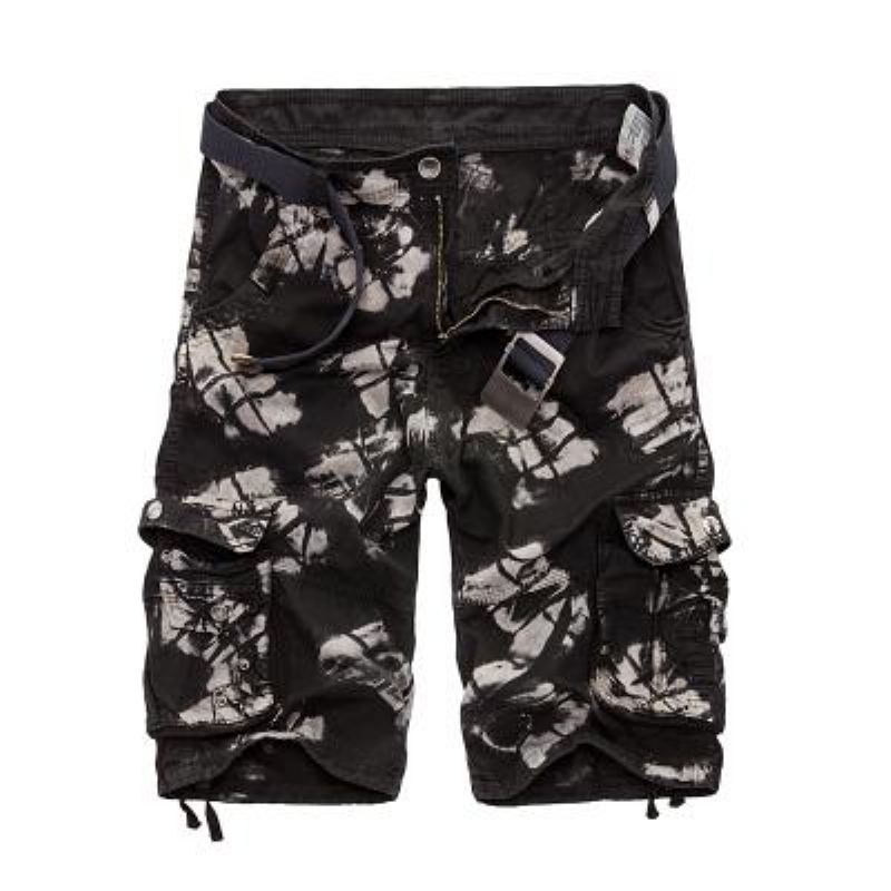 Cargoshort Met Camouflageprint Korte Broeken Heren