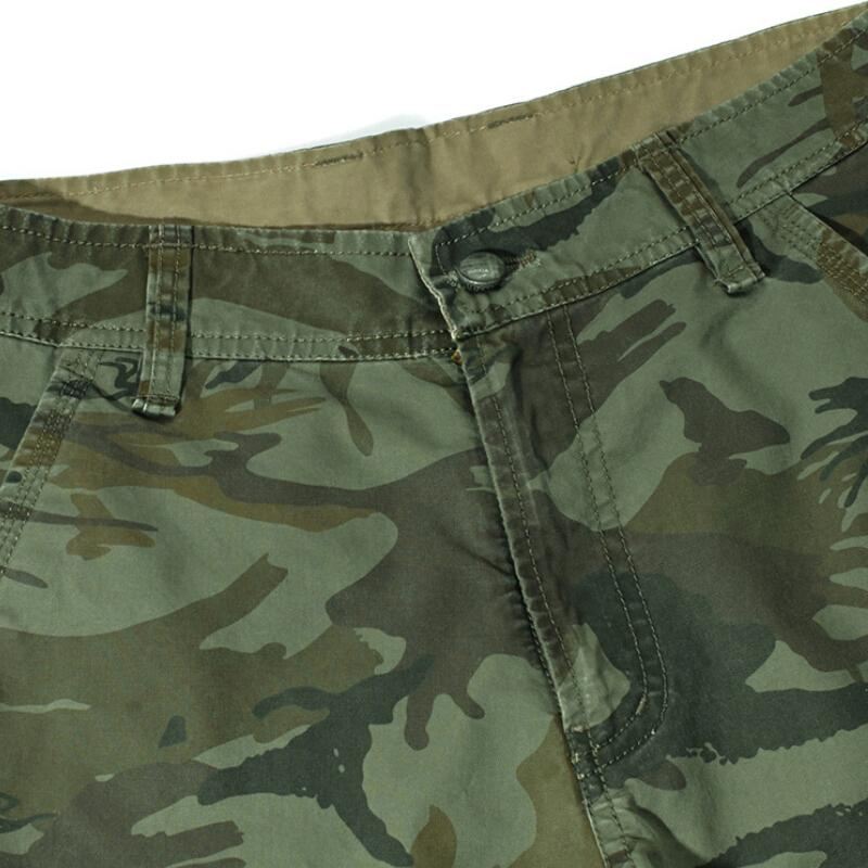 Cargoshort Met Camouflageprint Korte Broeken Heren