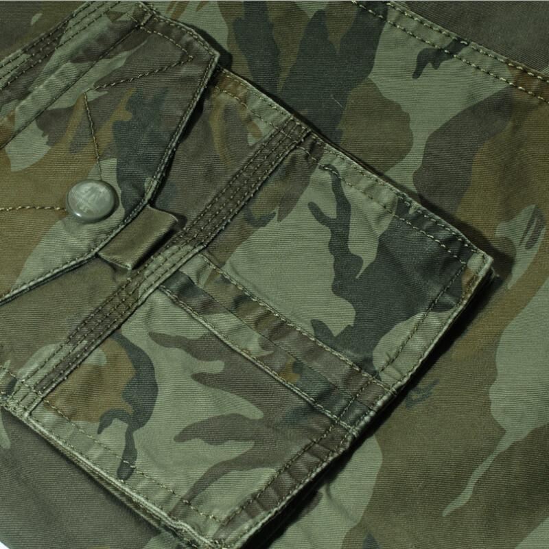 Cargoshort Met Camouflageprint Korte Broeken Heren