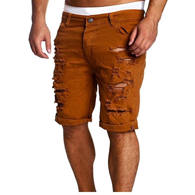 Gat Rits Fly Mid Taille Shorts Heren