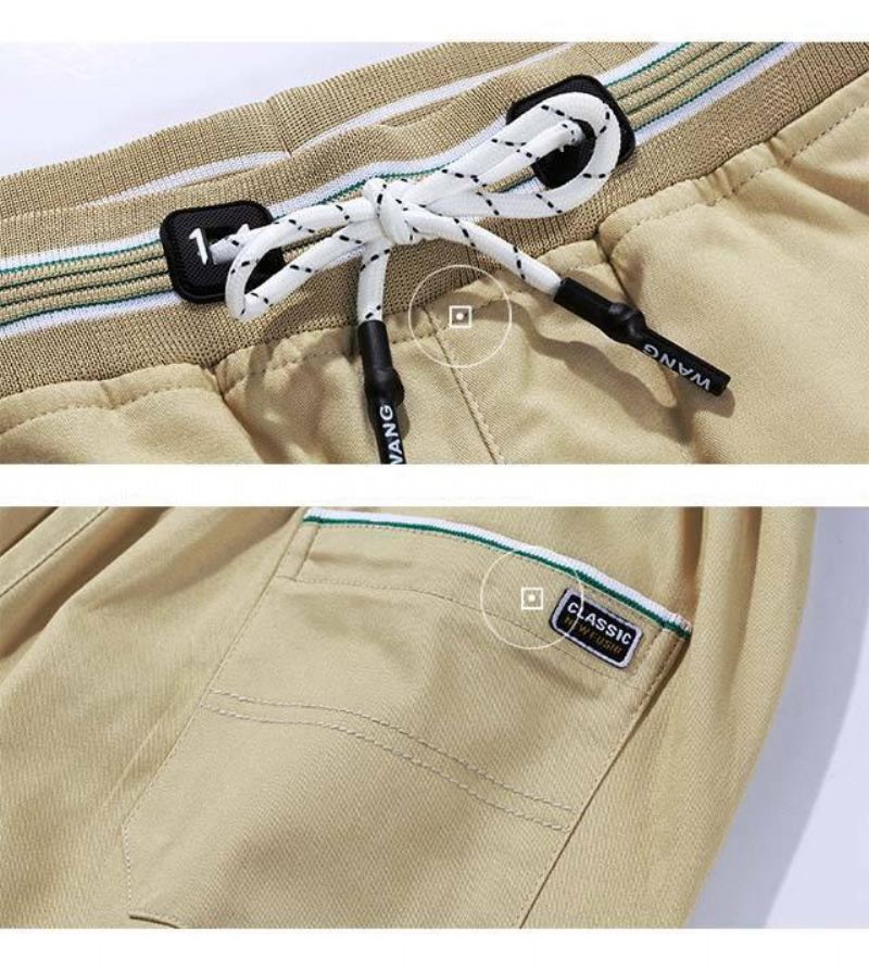 Heren Korte Broeken Vrijetijdsbroek In Effen Kleur