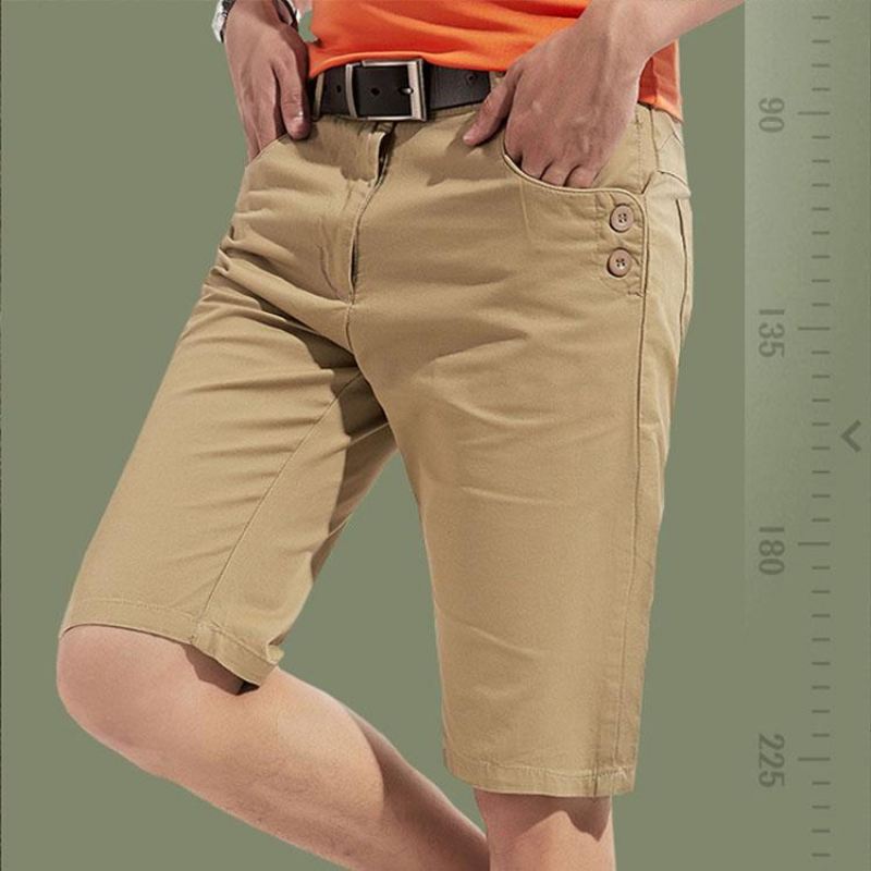 Heren Zomermode Katoenen Shorts