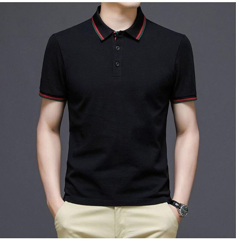 Heren Poloshirts Katoenen Zomergolfshirt