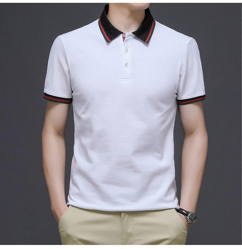 Heren Poloshirts Katoenen Zomergolfshirt