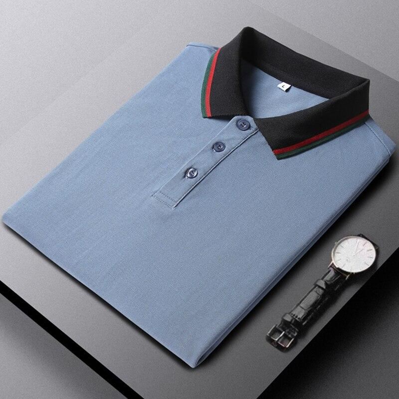 Heren Poloshirts Katoenen Zomergolfshirt