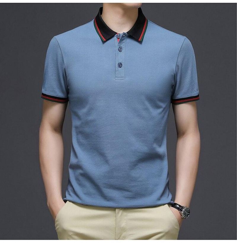Heren Poloshirts Katoenen Zomergolfshirt
