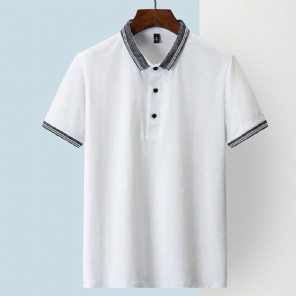 Heren Poloshirts Polo Klassiek Overhemd Met Mesh Kraag
