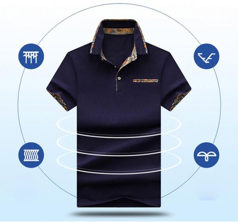 Heren Poloshirts Zomers Comfortabel Katoenen Poloshirt